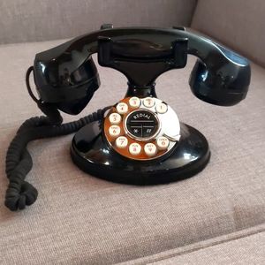 Vintage Retro Style Telephone Teleconcepts Electric ⚡ Push Button Phone